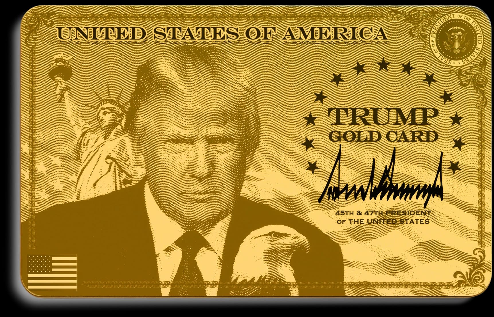 Trump Gold Card artwork